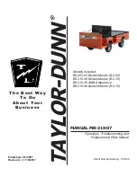 Taylor-Dunn AMB Ambulance Operation, T Roubleshooting And Replacement Parts Manual preview