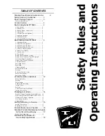 Предварительный просмотр 13 страницы Taylor-Dunn AMB Ambulance Operation, T Roubleshooting And Replacement Parts Manual