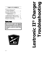 Preview for 147 page of Taylor-Dunn B 2-10 Operation, T Roubleshooting And Replacement Parts Manual