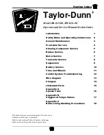 Preview for 5 page of Taylor-Dunn B0-015-00 Operation, T Roubleshooting And Replacement Parts Manual