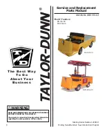 Taylor-Dunn B0-150-00 Service And Replacement Parts Manual preview