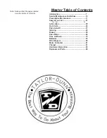 Preview for 5 page of Taylor-Dunn B0-150-00 Service And Replacement Parts Manual