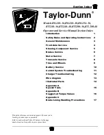 Preview for 5 page of Taylor-Dunn B0-248-36 Operation, T Roubleshooting And Replacement Parts Manual