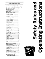 Preview for 15 page of Taylor-Dunn B0-248-36 Operation, T Roubleshooting And Replacement Parts Manual