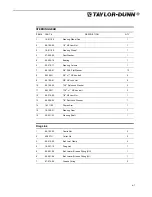 Предварительный просмотр 127 страницы Taylor-Dunn BG-015-00 Operation, T Roubleshooting And Replacement Parts Manual