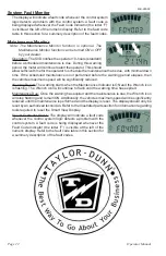 Предварительный просмотр 22 страницы Taylor-Dunn BT-280 Series Operator'S Manual