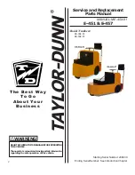 Taylor-Dunn E-451 Service And Parts Manual preview