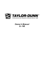 Предварительный просмотр 3 страницы Taylor-Dunn G-100 2018 Owner'S Manual