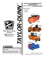 Preview for 1 page of Taylor-Dunn SS-025-34 Service And Parts Manual