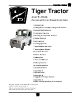 Предварительный просмотр 5 страницы Taylor-Dunn TC-030-60L Operation, Maintenance, And Replacement Parts Manual