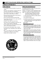 Preview for 20 page of Taylor-Dunn TC-030-60L Operation, Maintenance, And Replacement Parts Manual