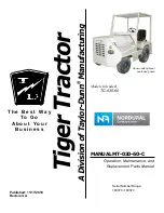 Taylor-Dunn Tiger TC-030-60 Operation, Maintenance, And Replacement Parts Manual preview