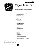 Preview for 3 page of Taylor-Dunn Tiger TC-030-60 Operation, Maintenance, And Replacement Parts Manual