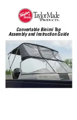 Taylor Made Convertable Binimi Top Assembly And Instruction Manual preview