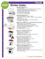 Preview for 2 page of Taylor 3700 Specification Sheet