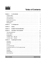 Preview for 3 page of Taylor 430 Torque Original Operating Instructions