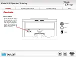 Предварительный просмотр 2 страницы Taylor 490 Operator Training