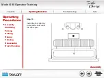 Предварительный просмотр 19 страницы Taylor 490 Operator Training