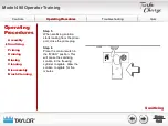 Предварительный просмотр 22 страницы Taylor 490 Operator Training