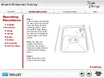 Предварительный просмотр 23 страницы Taylor 490 Operator Training