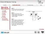 Предварительный просмотр 32 страницы Taylor 490 Operator Training