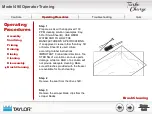 Предварительный просмотр 35 страницы Taylor 490 Operator Training