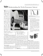 Taylor 916CE Technical Sheet preview