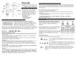 Preview for 1 page of Taylor 9306 Operating Instructions Manual