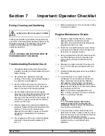 Preview for 103 page of Taylor C606 Operator'S Manual