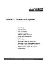 Предварительный просмотр 23 страницы Taylor C832 Service Manual