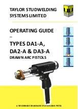 Taylor DA1-A Operating Manual preview