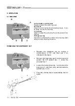 Preview for 12 page of Taylor Frigomat CH02 Series Instructions And Warnings For Installation And Use