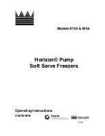 Taylor Horizon 8752 Operating Instructions Manual preview