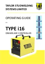 Taylor i16 Operating Manual preview