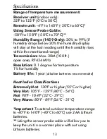 Preview for 14 page of Taylor Leading the Way in Accuracy 1458 Instruction Manual