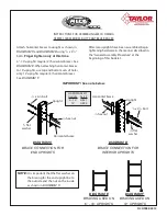 Preview for 4 page of Taylor MECO OMAHA 1000 Series Instructions For Assembling