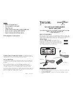 Taylor SmarTemp Quick Use Manual preview