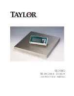 Taylor TE30WD Instruction Manual preview