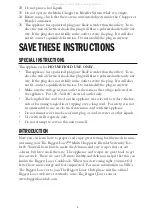 Preview for 5 page of Taylor The Biggest Loser AB-1002-BL Instruction Manual