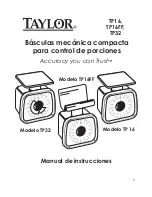 Предварительный просмотр 9 страницы Taylor TP16 Instruction Manual