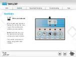 Предварительный просмотр 18 страницы Taylor Turbo Charge 8752 Operator Training