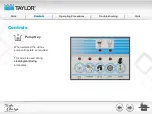 Предварительный просмотр 24 страницы Taylor Turbo Charge 8752 Operator Training
