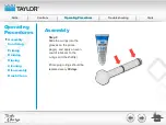 Предварительный просмотр 35 страницы Taylor Turbo Charge 8752 Operator Training