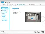 Предварительный просмотр 44 страницы Taylor Turbo Charge 8752 Operator Training