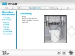 Предварительный просмотр 61 страницы Taylor Turbo Charge 8752 Operator Training