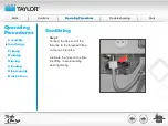 Предварительный просмотр 63 страницы Taylor Turbo Charge 8752 Operator Training