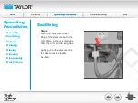 Предварительный просмотр 64 страницы Taylor Turbo Charge 8752 Operator Training