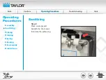 Предварительный просмотр 68 страницы Taylor Turbo Charge 8752 Operator Training