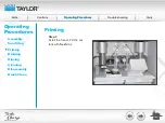 Предварительный просмотр 77 страницы Taylor Turbo Charge 8752 Operator Training