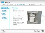 Предварительный просмотр 79 страницы Taylor Turbo Charge 8752 Operator Training